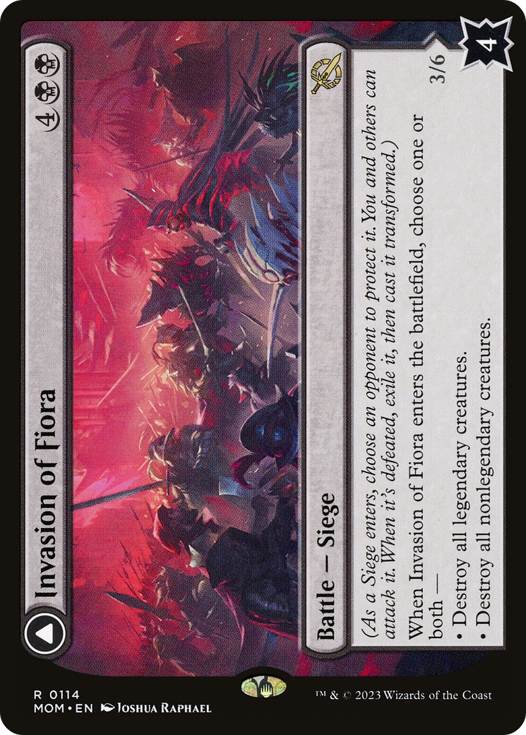 Image of Invasion of Fiora (MOM-114) - March of the Machine