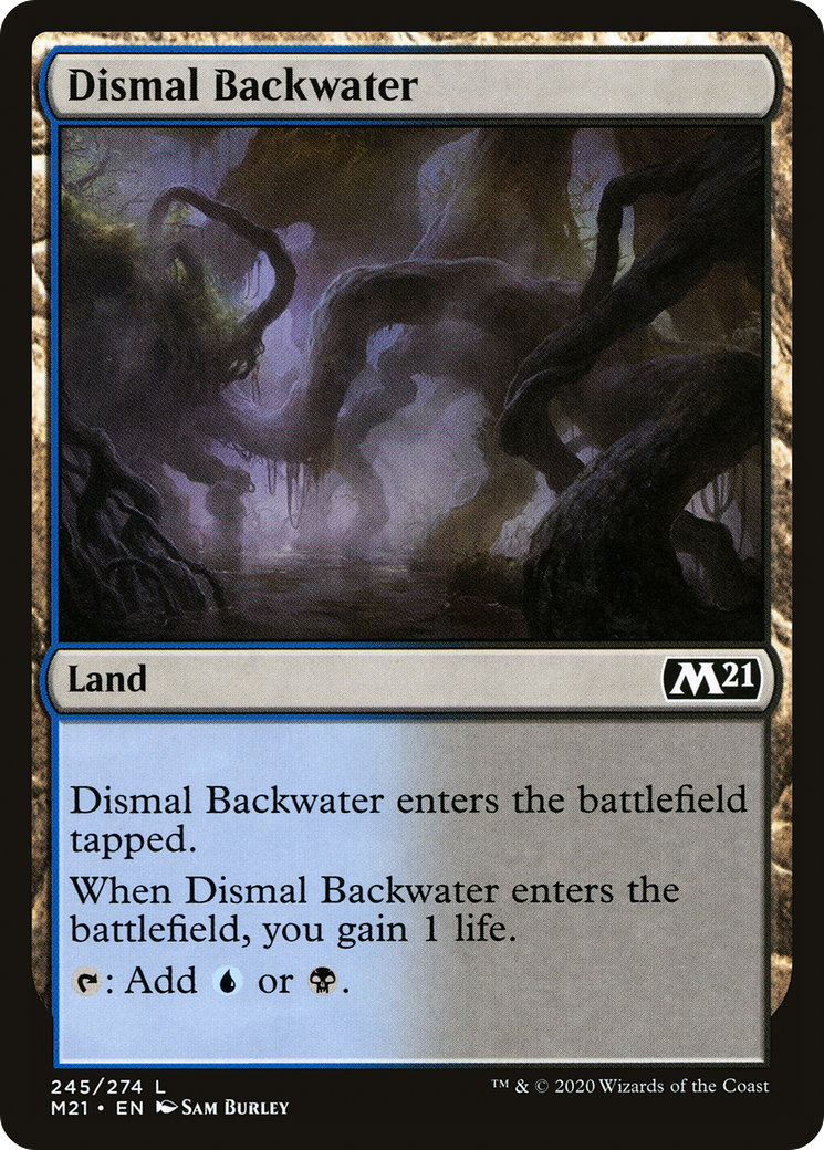 Image of Dismal Backwater (M21-245) - Core Set 2021 Foil