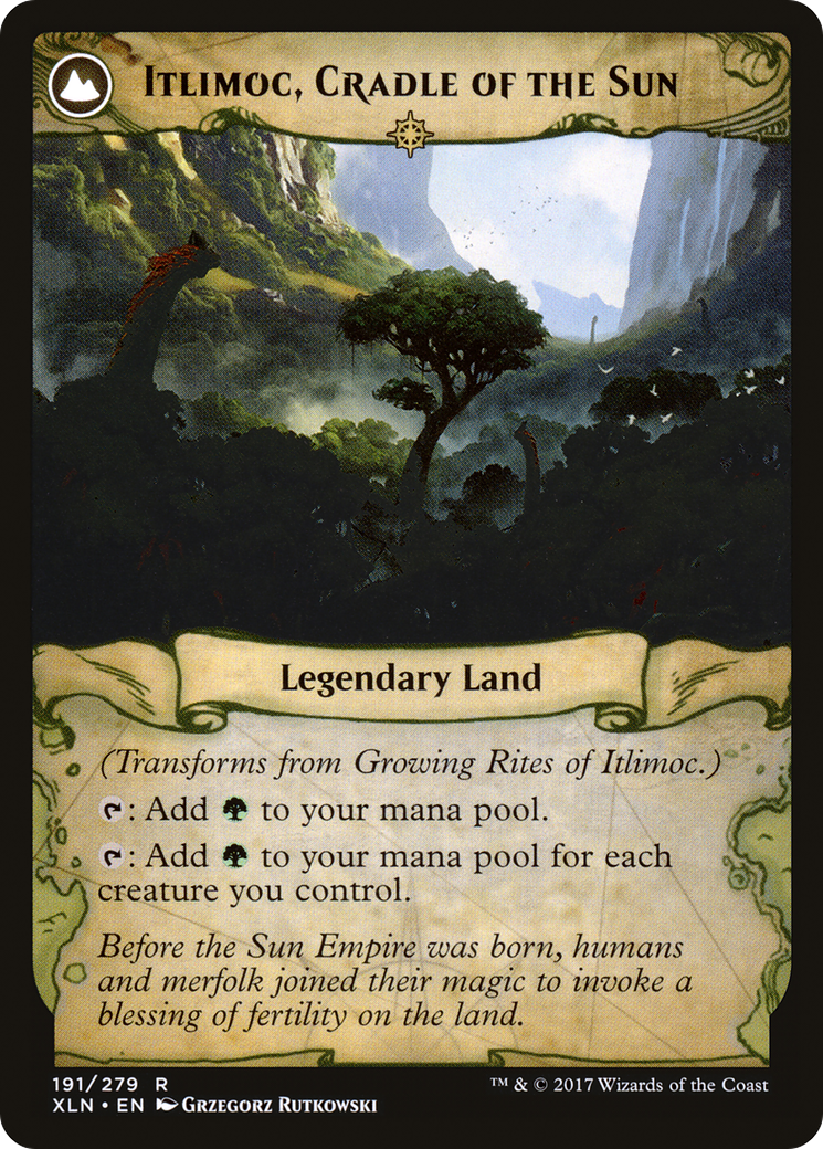 Image of Growing Rites of Itlimoc (XLN-191) - Ixalan: (compasslanddfc) Foil