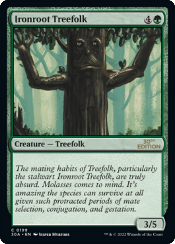 Image of Ironroot Treefolk (30A-199) - 30th Anniversary Edition