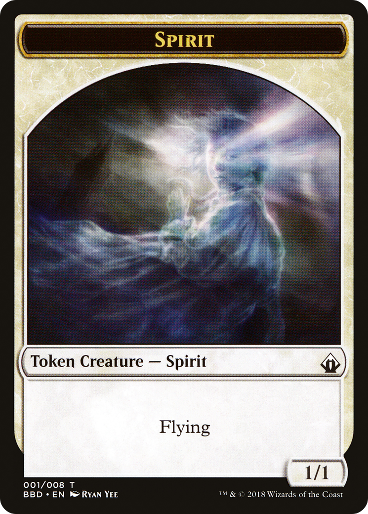 Image of Spirit Token (BBD-001) - Battlebond Tokens