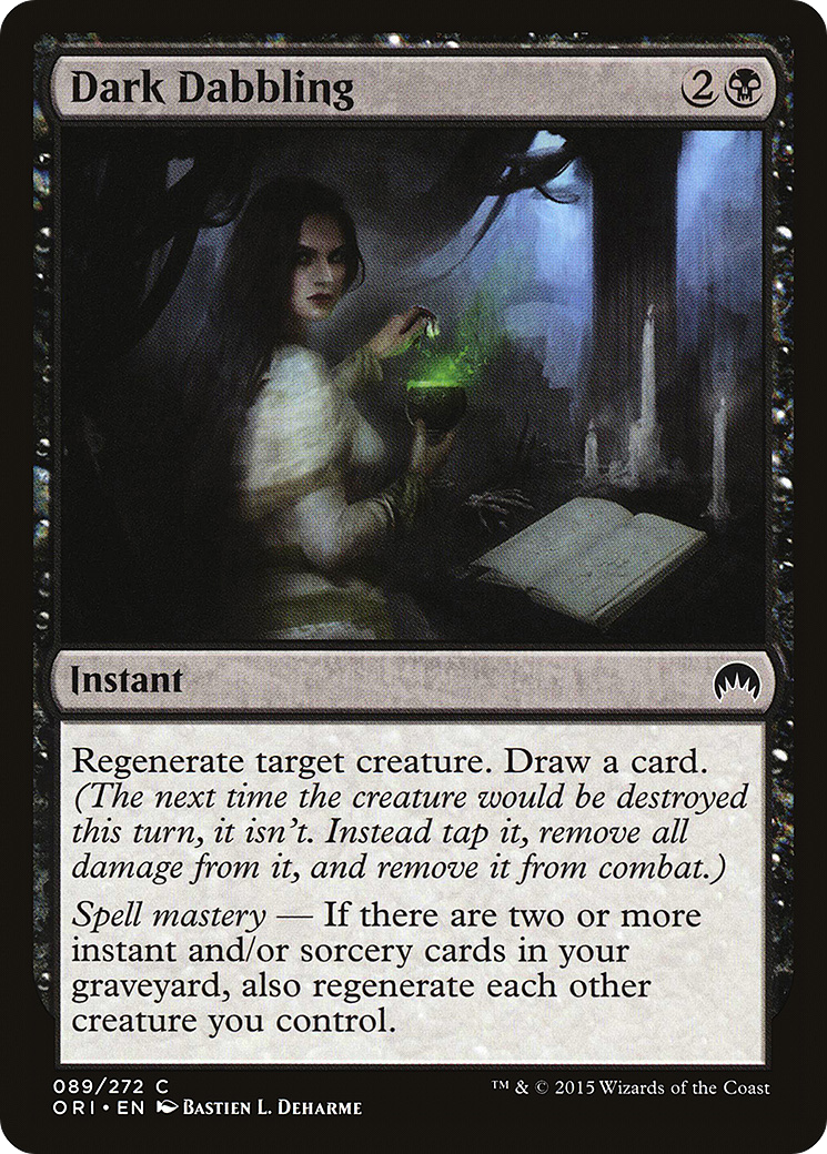 Image of Dark Dabbling (ORI-089) - Magic Origins Foil