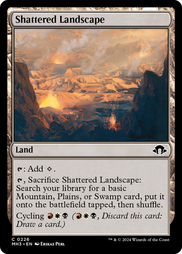 Image of Shattered Landscape (MH3-226) - Modern Horizons 3 Foil