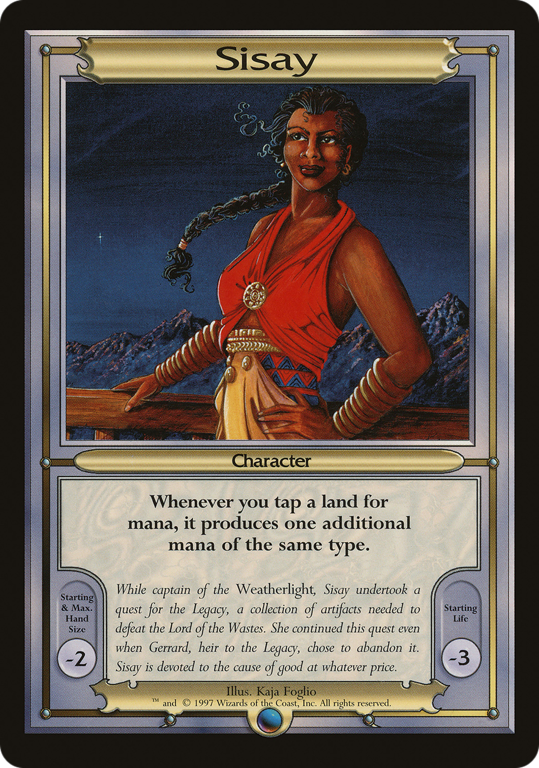 Image of Sisay (Oversize) (VNG-) - Vanguard Series