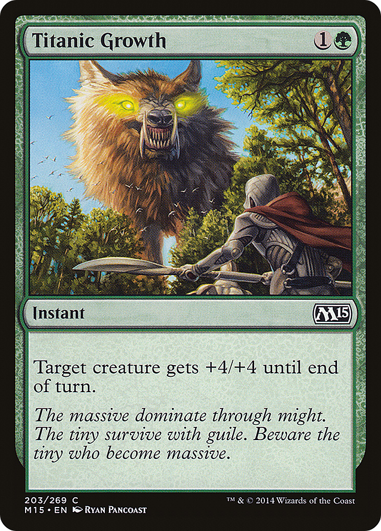Image of Titanic Growth (M15-203) - Magic 2015 Foil
