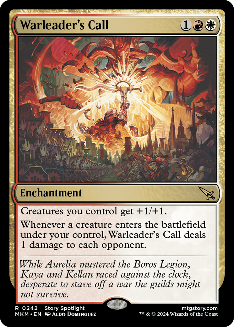 Image of Warleader's Call (MKM-242) - Murders at Karlov Manor Foil