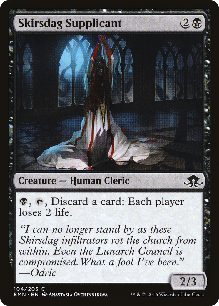 Image of Skirsdag Supplicant (EMN-104) - Eldritch Moon Foil