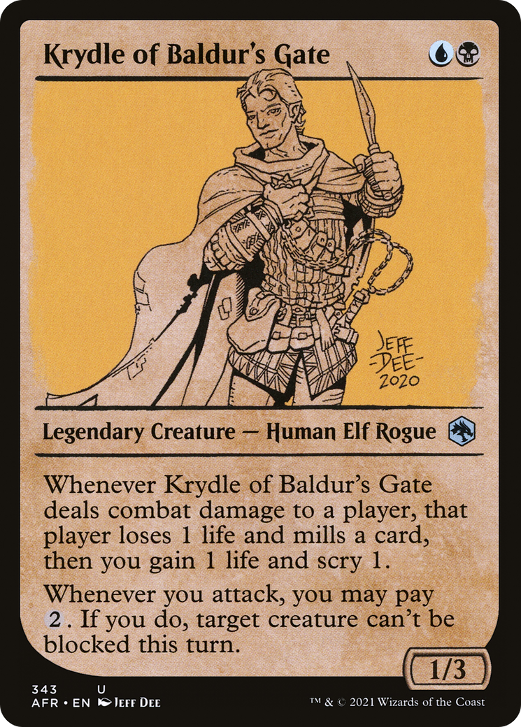 Image of Krydle of Baldur's Gate (Showcase) (AFR-343) - Adventures in the Forgotten Realms: (Showcase)