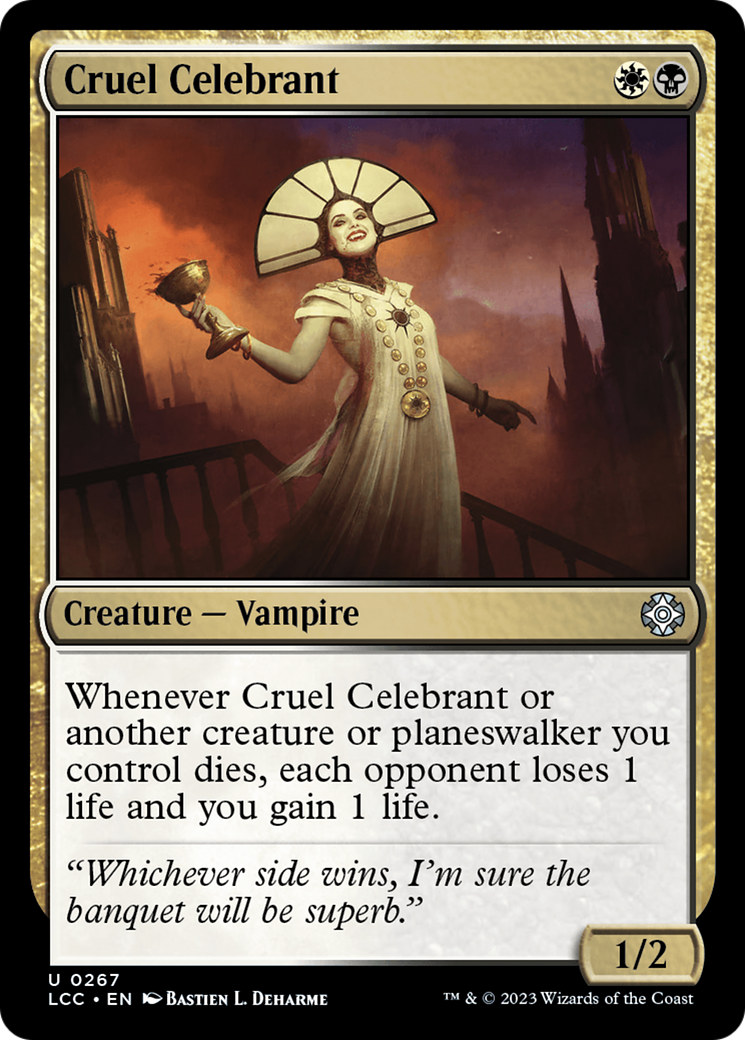 Image of Cruel Celebrant (LCC-267) - The Lost Caverns of Ixalan Commander
