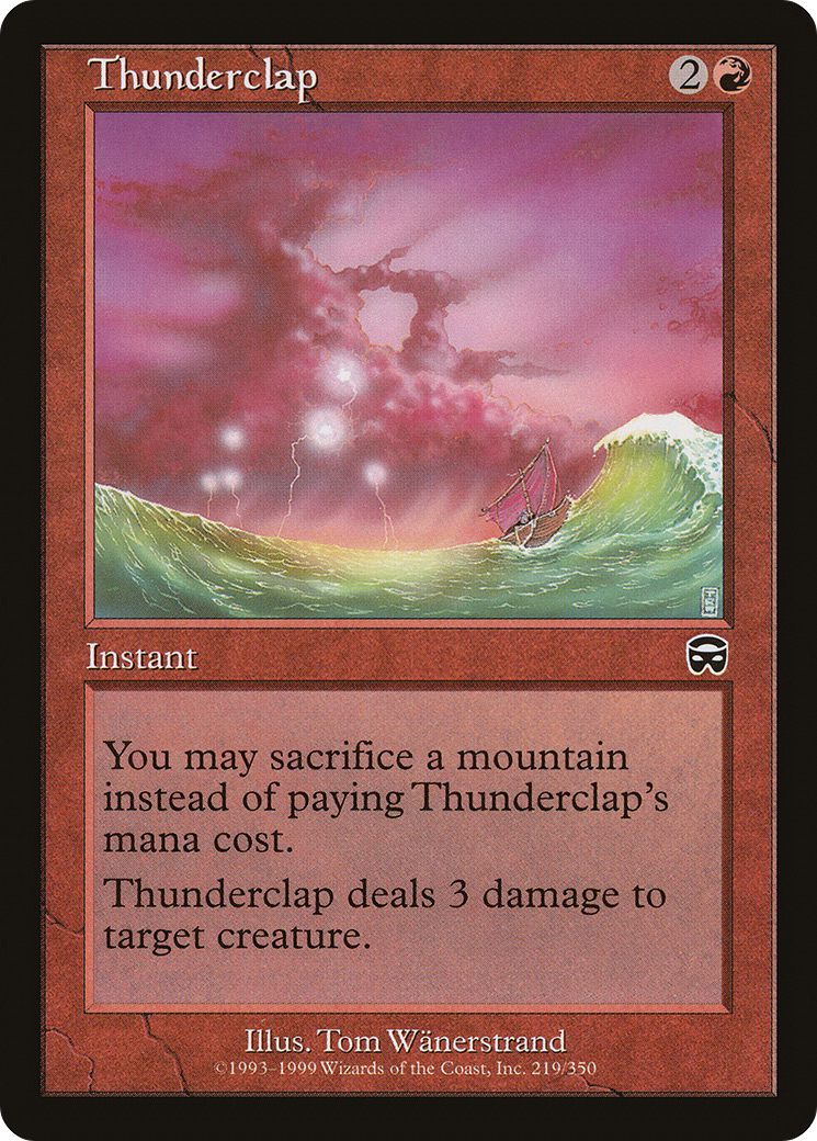 Image of Thunderclap (MMQ-219) - Mercadian Masques