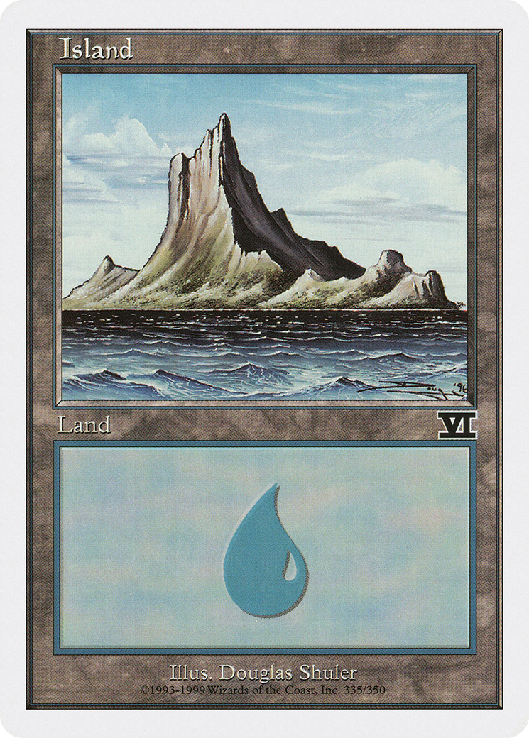 Image of Island (335) (6ED-335) - Classic Sixth Edition