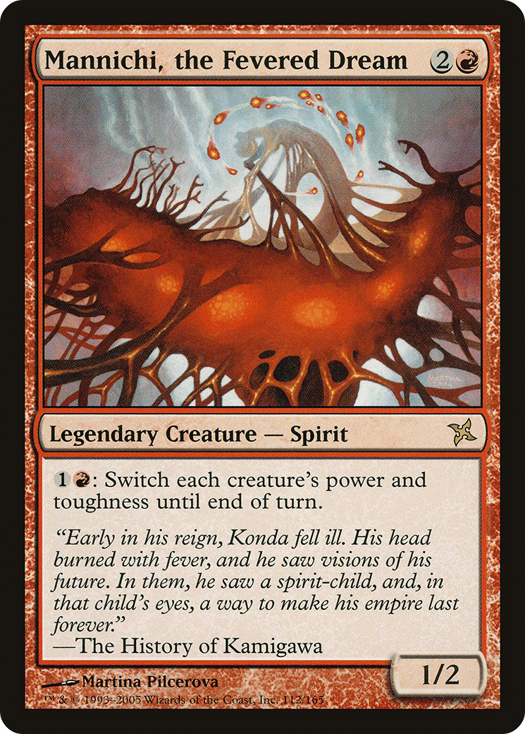 Image of Mannichi, the Fevered Dream (BOK-112) - Betrayers of Kamigawa