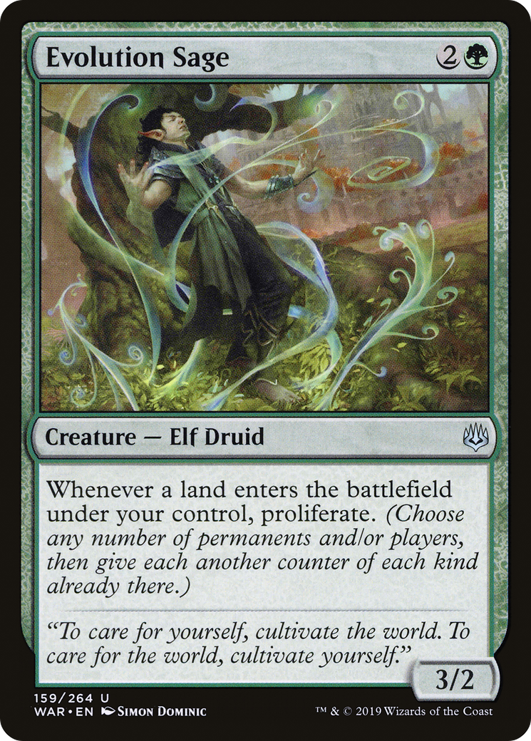 Image of Evolution Sage (WAR-159) - War of the Spark