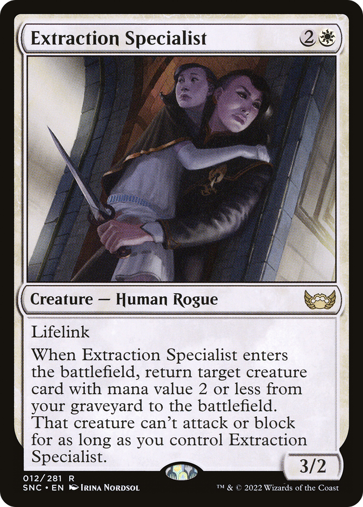 Image of Extraction Specialist (SNC-012) - Streets of New Capenna Foil