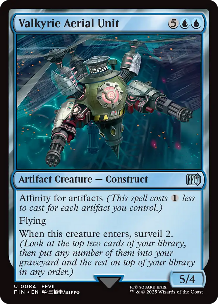 Image of Valkyrie Aerial Unit (FIN-084) - FINAL FANTASY Foil