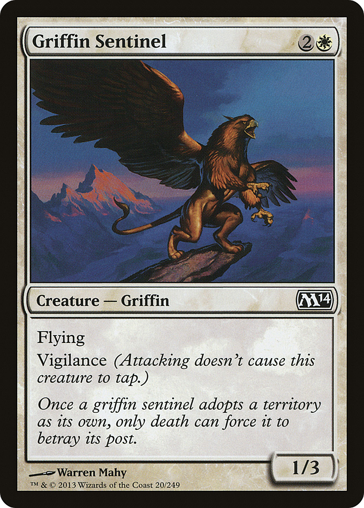 Image of Griffin Sentinel (M14-020) - Magic 2014 Foil