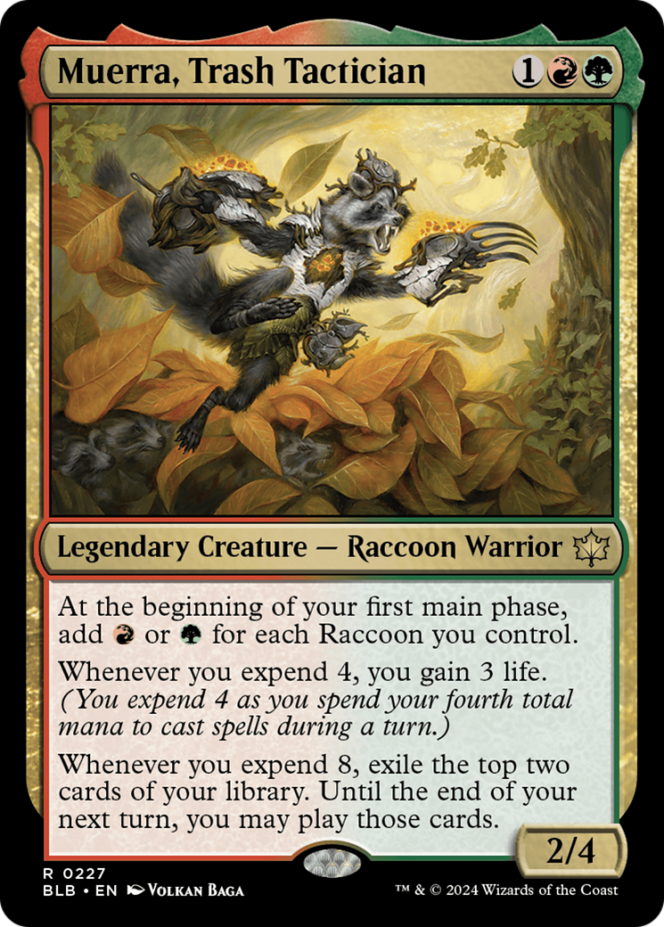 Image of Muerra, Trash Tactician (BLB-227) - Bloomburrow