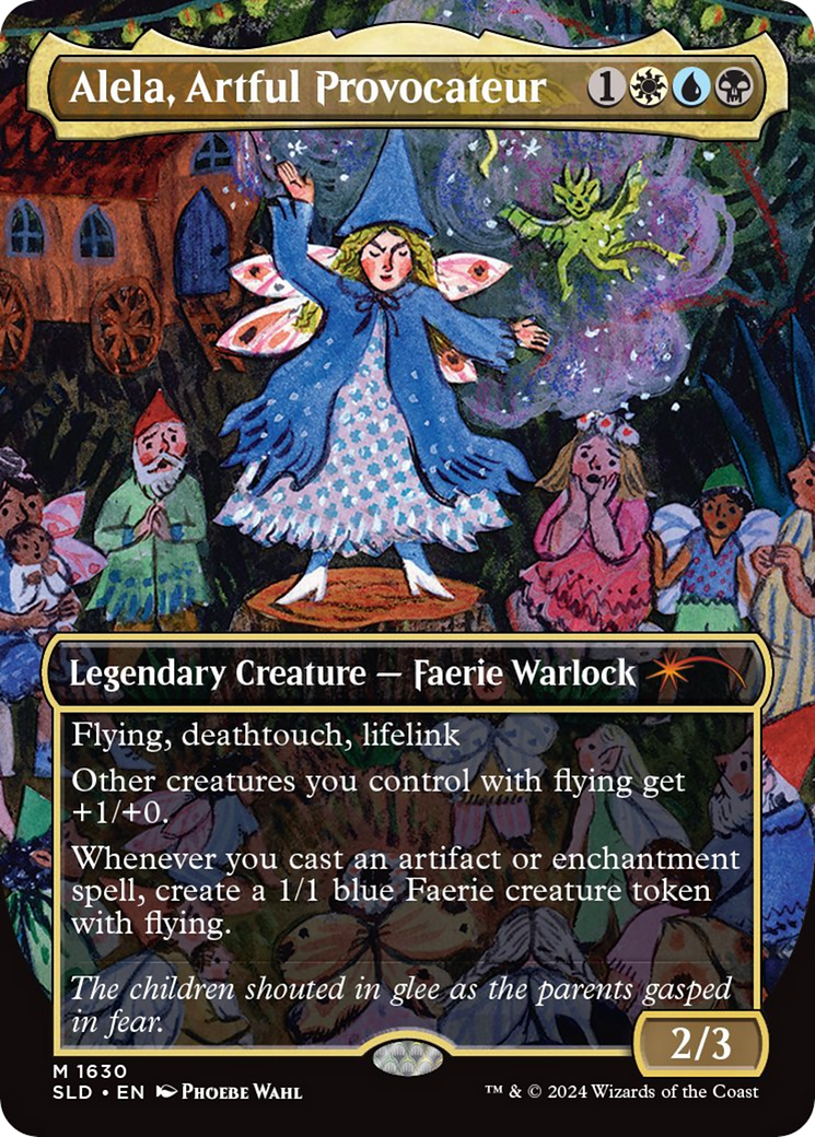 Image of Alela, Artful Provocateur (1630) (SLD-1630) - Secret Lair Drop (Borderless)