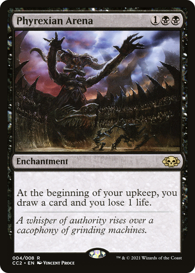 Image of Phyrexian Arena (CC2-004) - Commander Collection: Black Foil