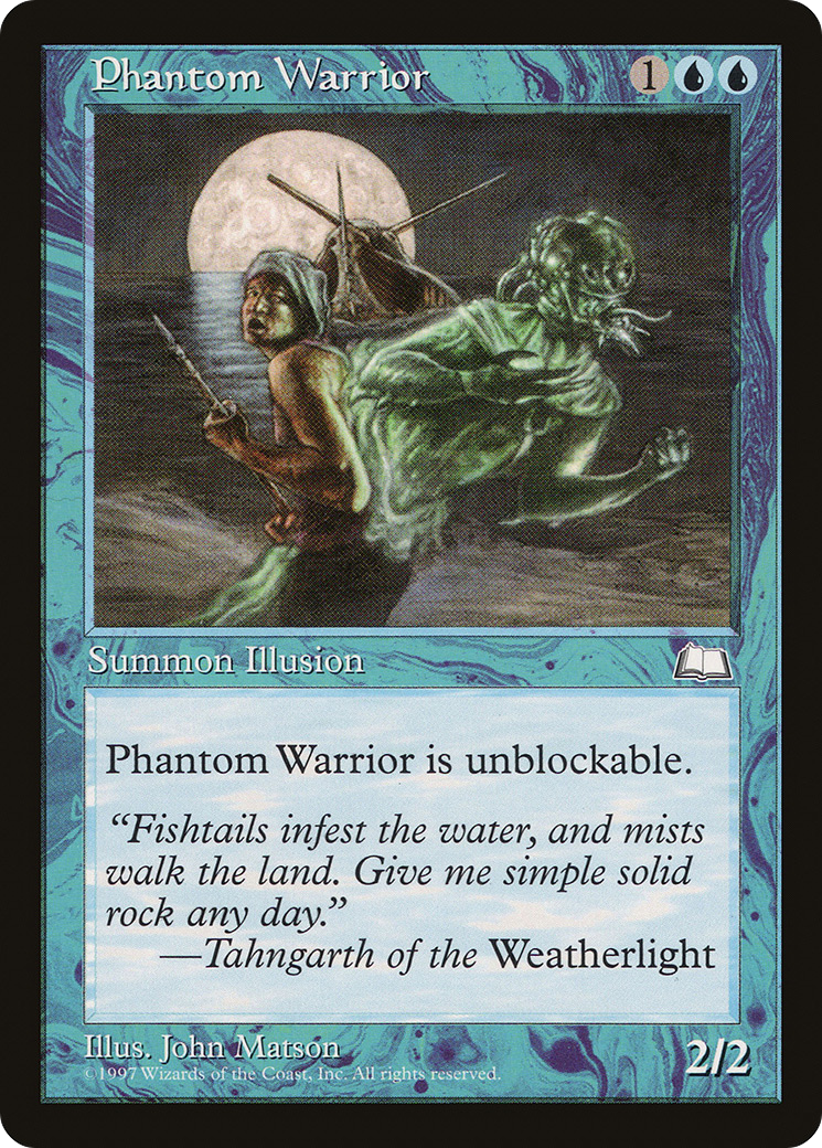 Image of Phantom Warrior (WTH-) - Weatherlight