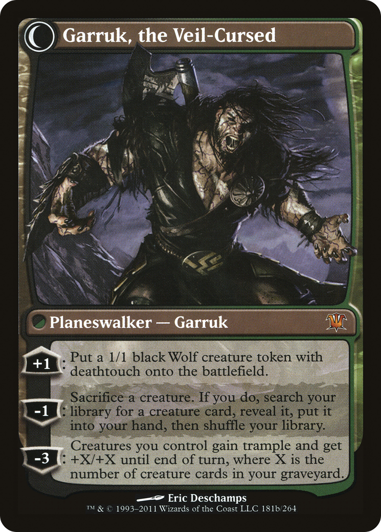 Image of Garruk Relentless (ISD-181) - Innistrad: (Double Faced Transform)