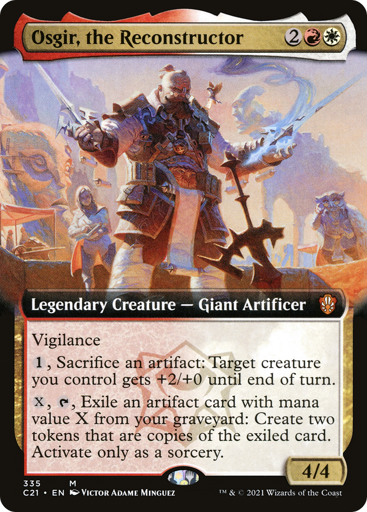 Image of Osgir, the Reconstructor (Extended Art) (C21-335) - Commander 2021: (Extended Art)