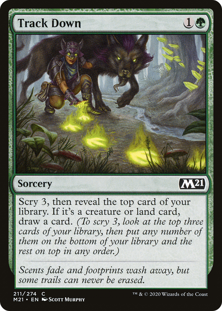 Image of Track Down (M21-211) - Core Set 2021 Foil