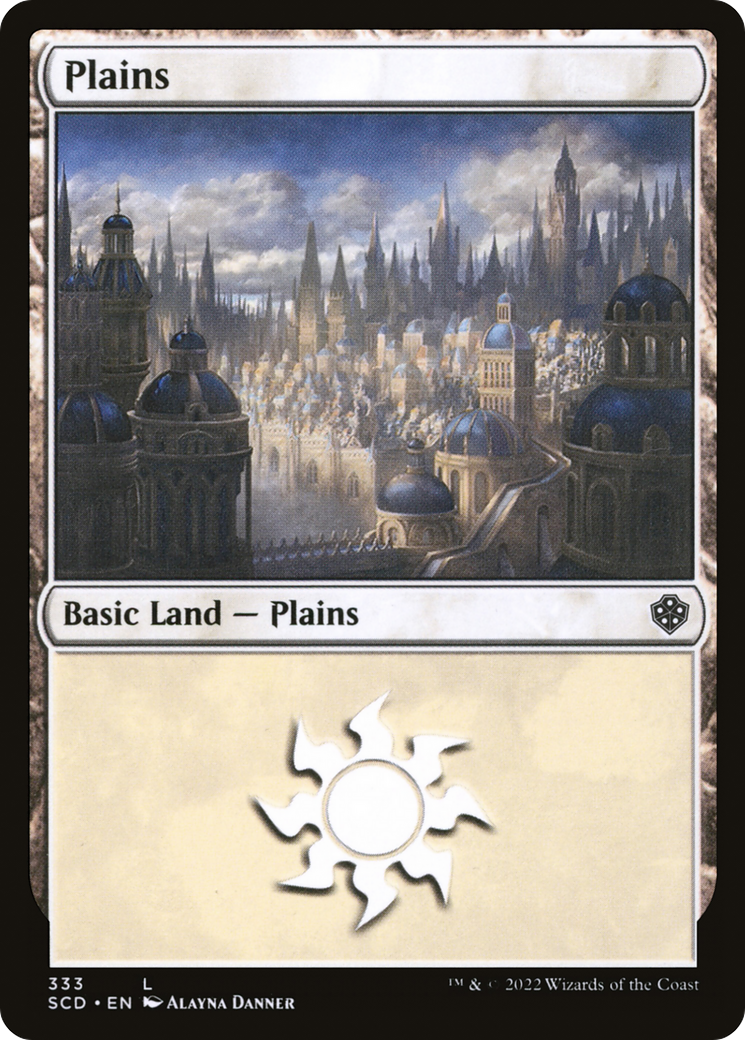 Image of Plains (333) (SCD-333) - Starter Commander Decks