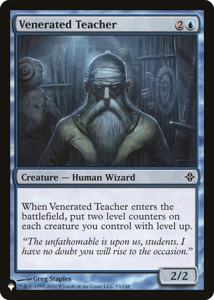 Image of Venerated Teacher (LIST-ROE-93) - The List