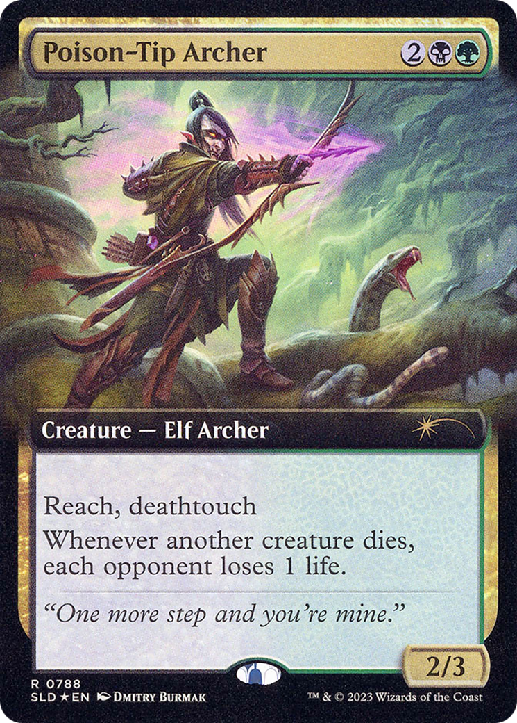 Image of Poison-Tip Archer (SLD-788) - Secret Lair Drop: (Extended Art) Foil