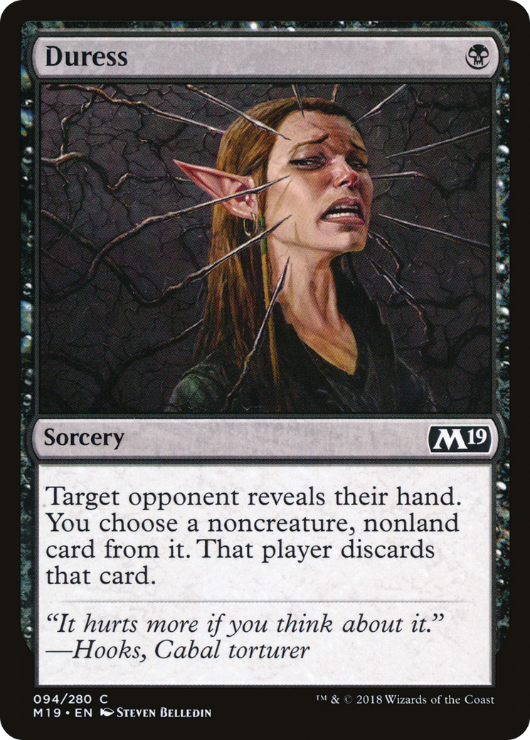 Image of Duress (M19-094) - Core Set 2019