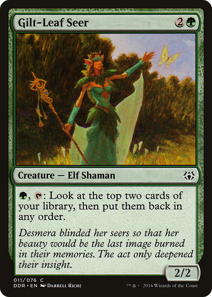 Image of Gilt-Leaf Seer (DDR-011) - Duel Decks: Nissa vs. Ob Nixilis