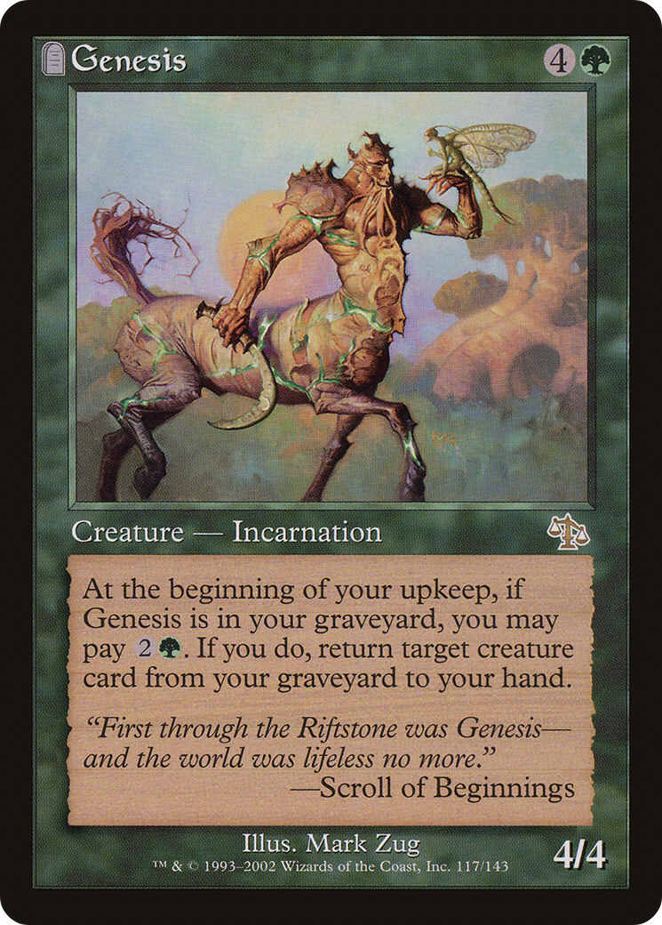 Image of Genesis (JUD-117) - Judgment: (tombstone) Foil