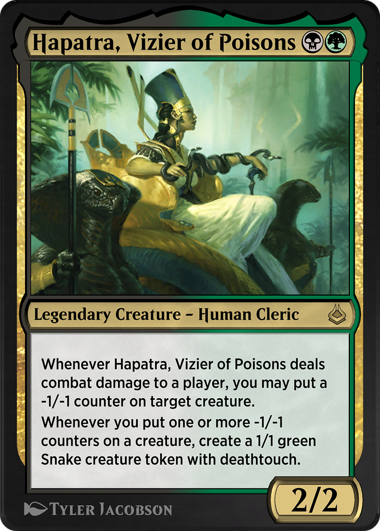 Image of Hapatra, Vizier of Poisons (AKR-238) - Amonkhet Remastered