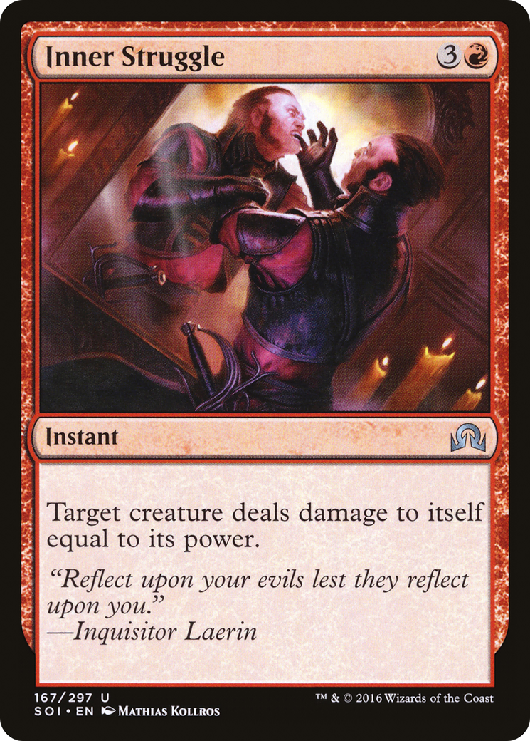 Image of Inner Struggle (SOI-167) - Shadows over Innistrad Foil