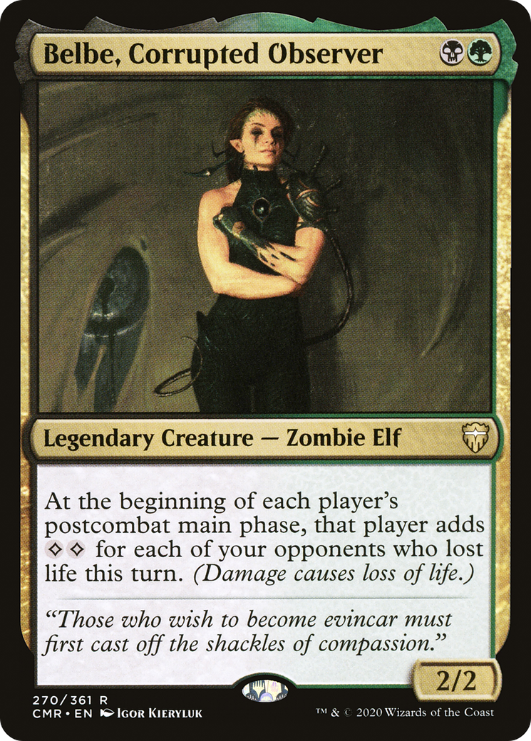 Image of Belbe, Corrupted Observer (CMR-270) - Commander Legends Foil