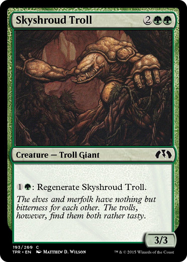 Image of Skyshroud Troll (TPR-193) - Tempest Remastered