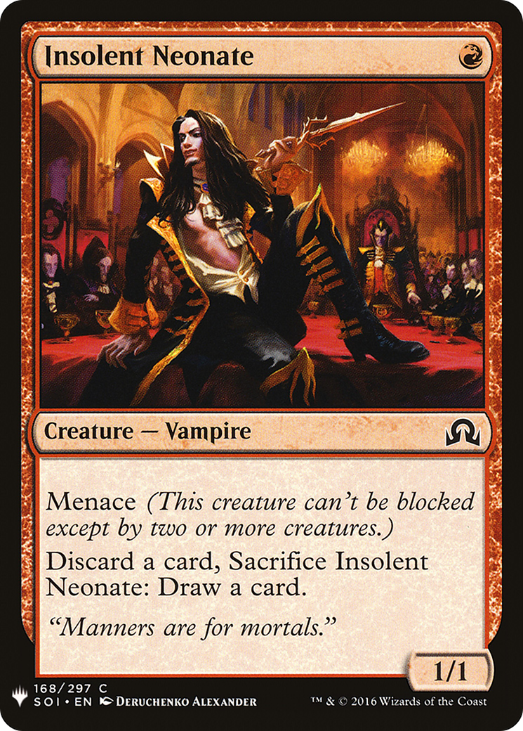 Image of Insolent Neonate (LIST-SOI-168) - The List