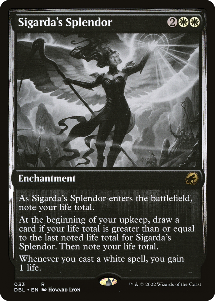 Image of Sigarda's Splendor (DBL-033) - Innistrad: Double Feature Foil