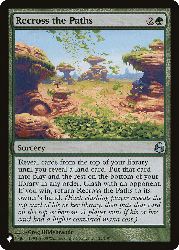 Image of Recross the Paths (LIST-MOR-133) - The List