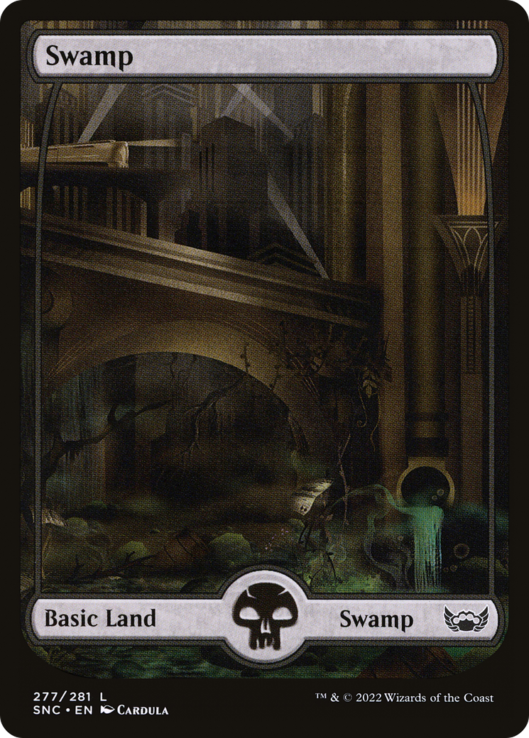 Image of Swamp (277) (SNC-277) - Streets of New Capenna: (Full Art) Foil