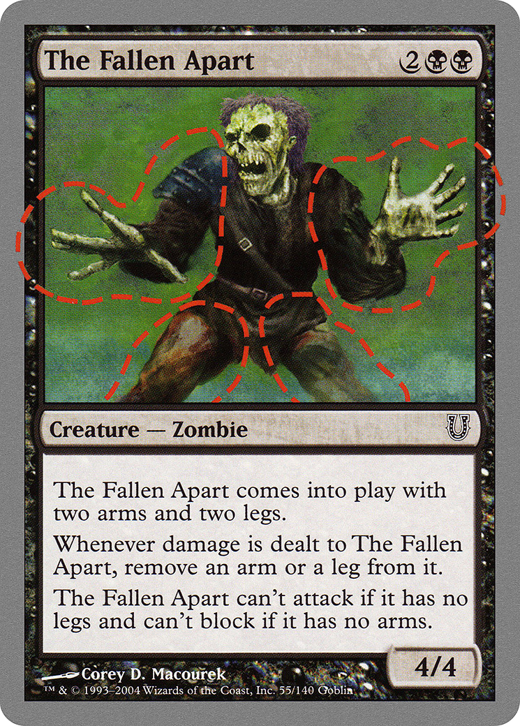 Image of The Fallen Apart (UNH-055) - Unhinged Foil