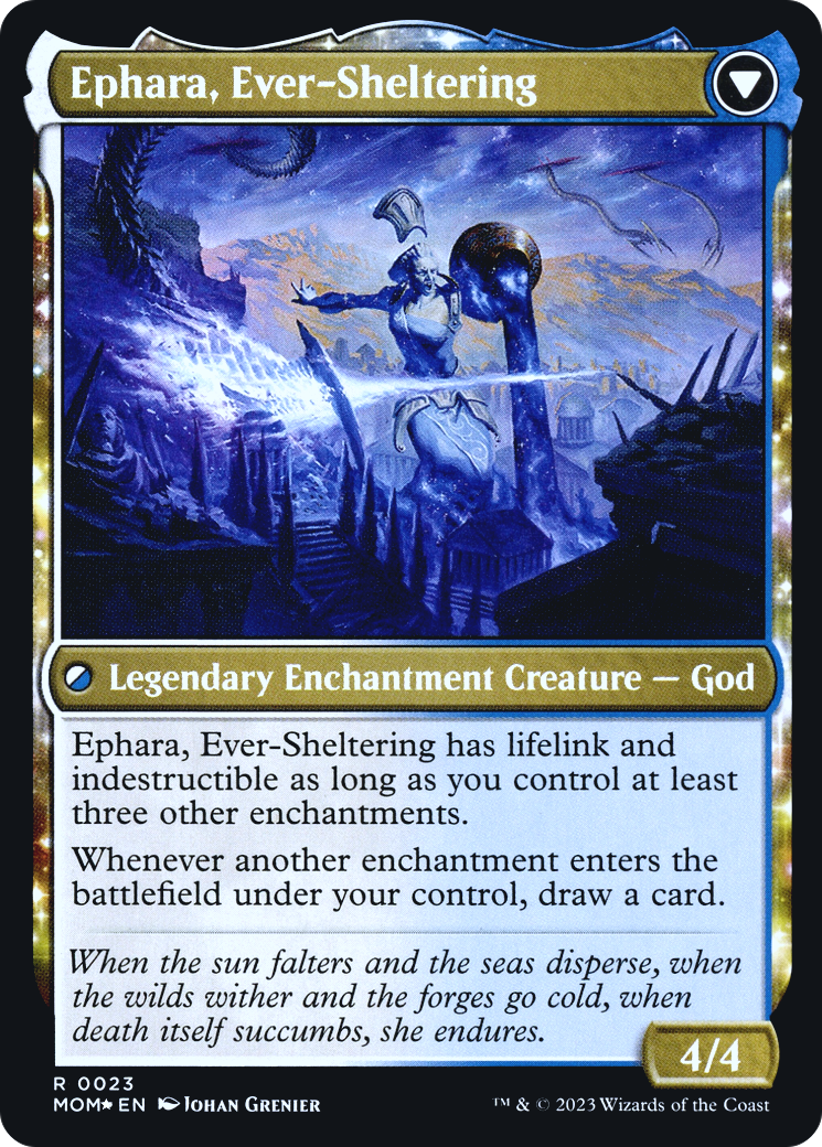Image of Invasion of Theros (PRE-023) - March of the Machine Promos: (enchantment) Foil