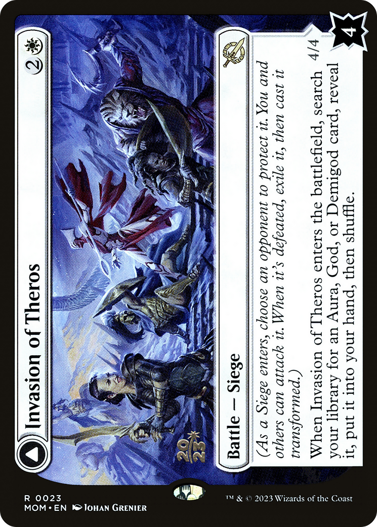 Image of Invasion of Theros (PRE-023) - March of the Machine Promos: (enchantment) Foil