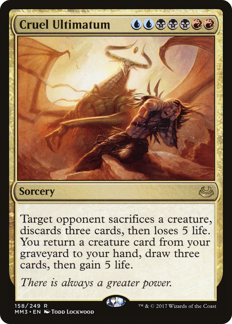 Image of Cruel Ultimatum (MM3-158) - Modern Masters 2017