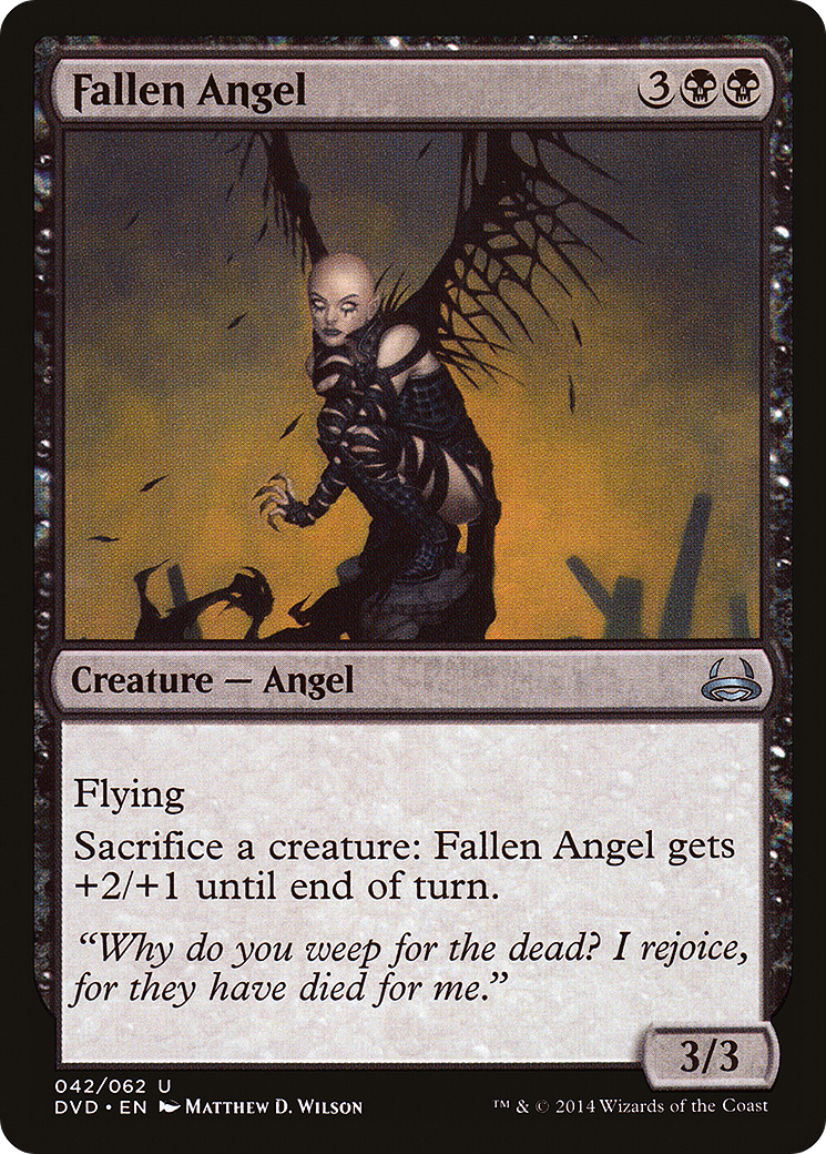 Image of Fallen Angel (DD3-042) - Duel Decks Anthology: Divine vs. Demonic