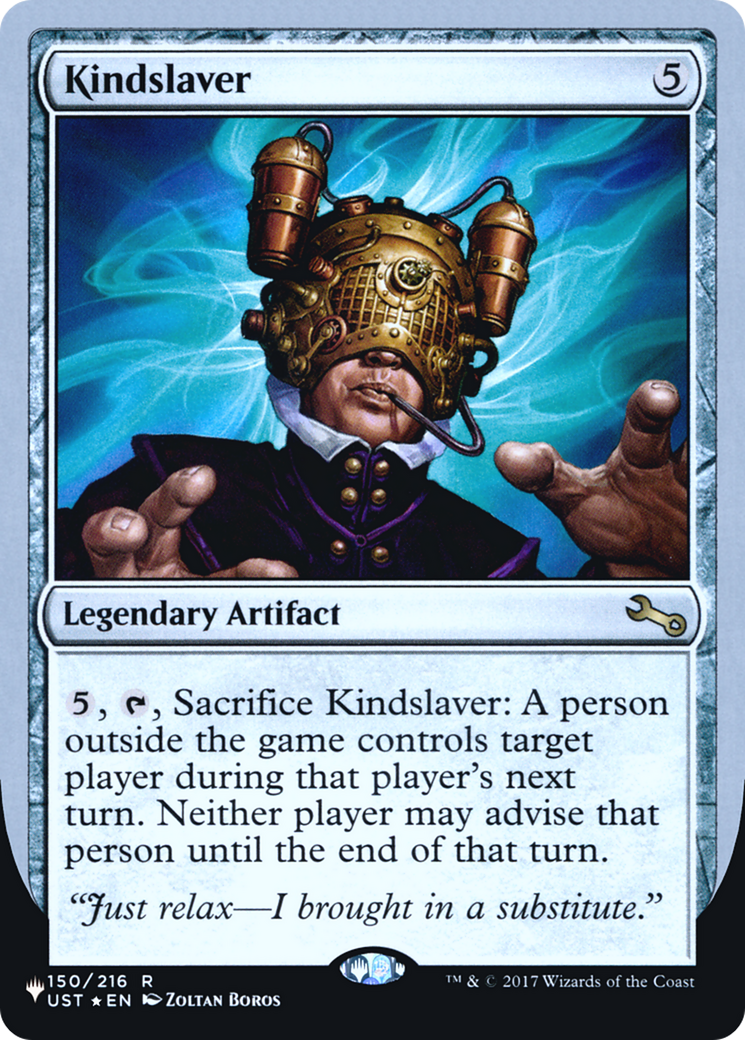 Image of Kindslaver (LIST-150/216) - The List (Unfinity Foil Edition) Foil