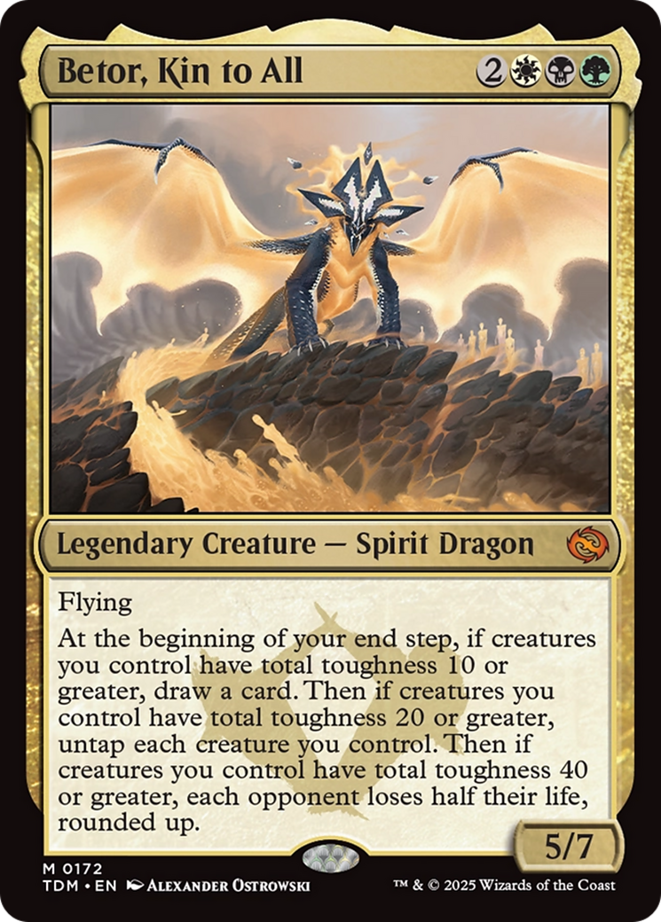 Image of Betor, Kin to All (TDM-172) - Tarkir: Dragonstorm Foil