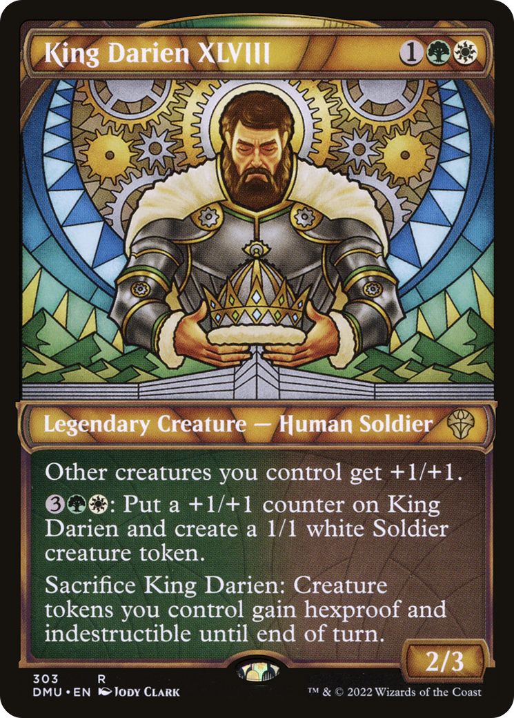 Image of King Darien XLVIII (Showcase) (DMU-303) - Dominaria United: (Showcase)