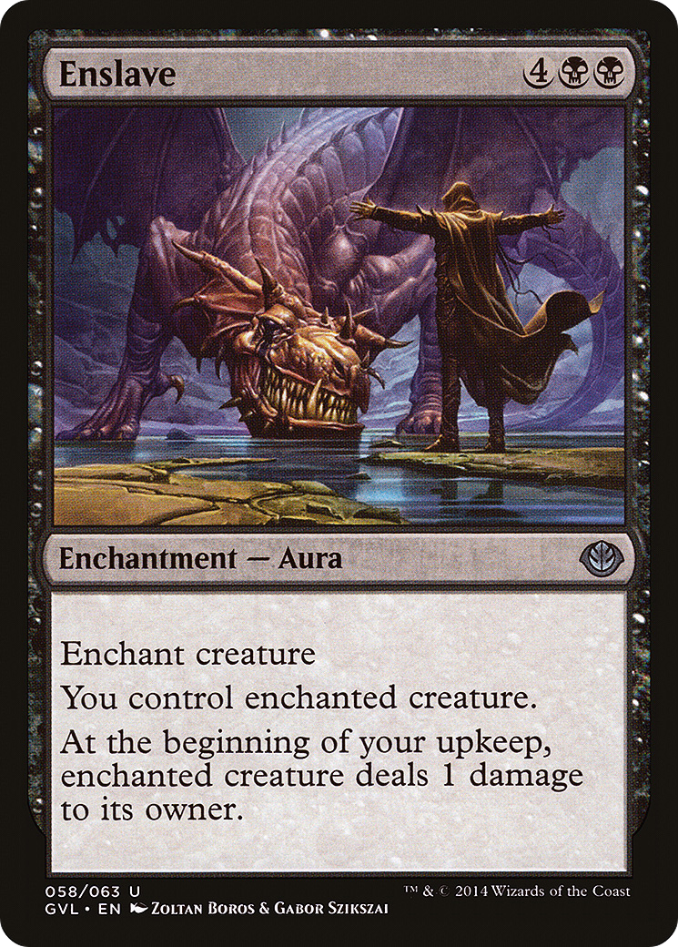 Image of Enslave (DD3-058) - Duel Decks Anthology: Garruk vs. Liliana